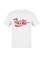 Officially Licensed Diet Coke Classic Coke Men's T-shirt