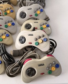 Official Sega Saturn Controller Lot 17x Sega Saturn Controller For Repair 