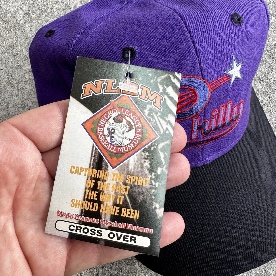 Gorra de colección Philadelphia Stars Liga Negra con tirantes Deadstock Hip Hop Rap Foto 3 de 4