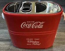 Nostalgia Coca-Cola Retro Red Hot Dog Toaster Cooker Machine