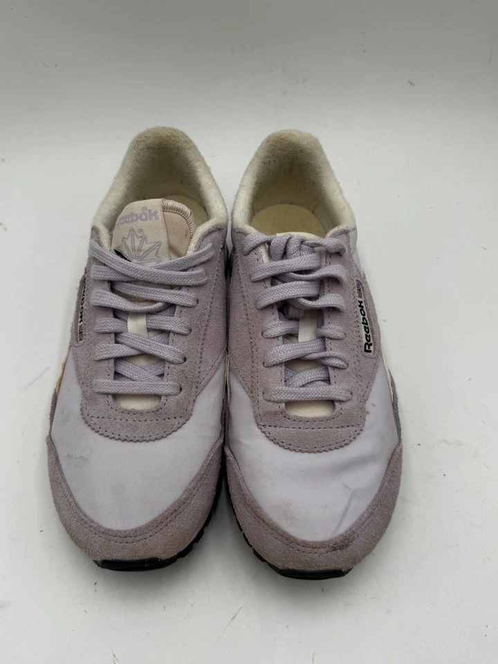 Zapatillas deportivas Reebok Classic Az para mujer talla 7,5 tela gamuza lila Foto 4 de 4