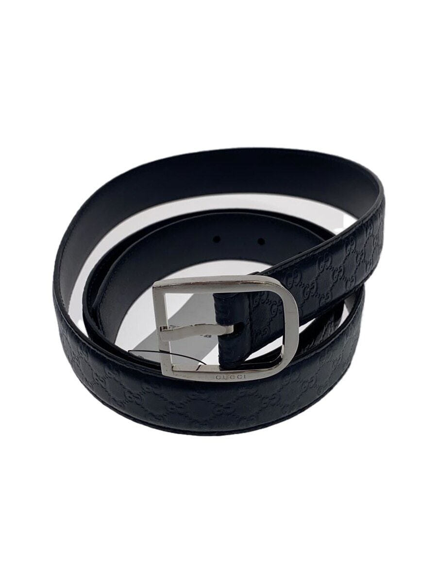 GUCCI Black Leather Belt for Men Model 510309