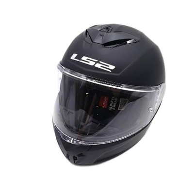 LS2 Integralhelm Motorradbekleidung Rapid III Solid Matt Schwarz Sicherheit Komf