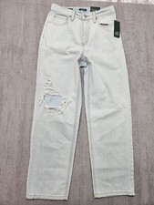 Wild Fable Women's High-Rise 90s Relaxed Straight Dad Jeans Size 4 Light Blue