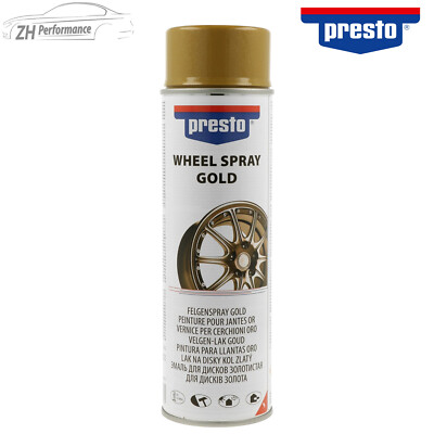 presto Felgenspray Farbspray Wheel Spray Gold 500ml
