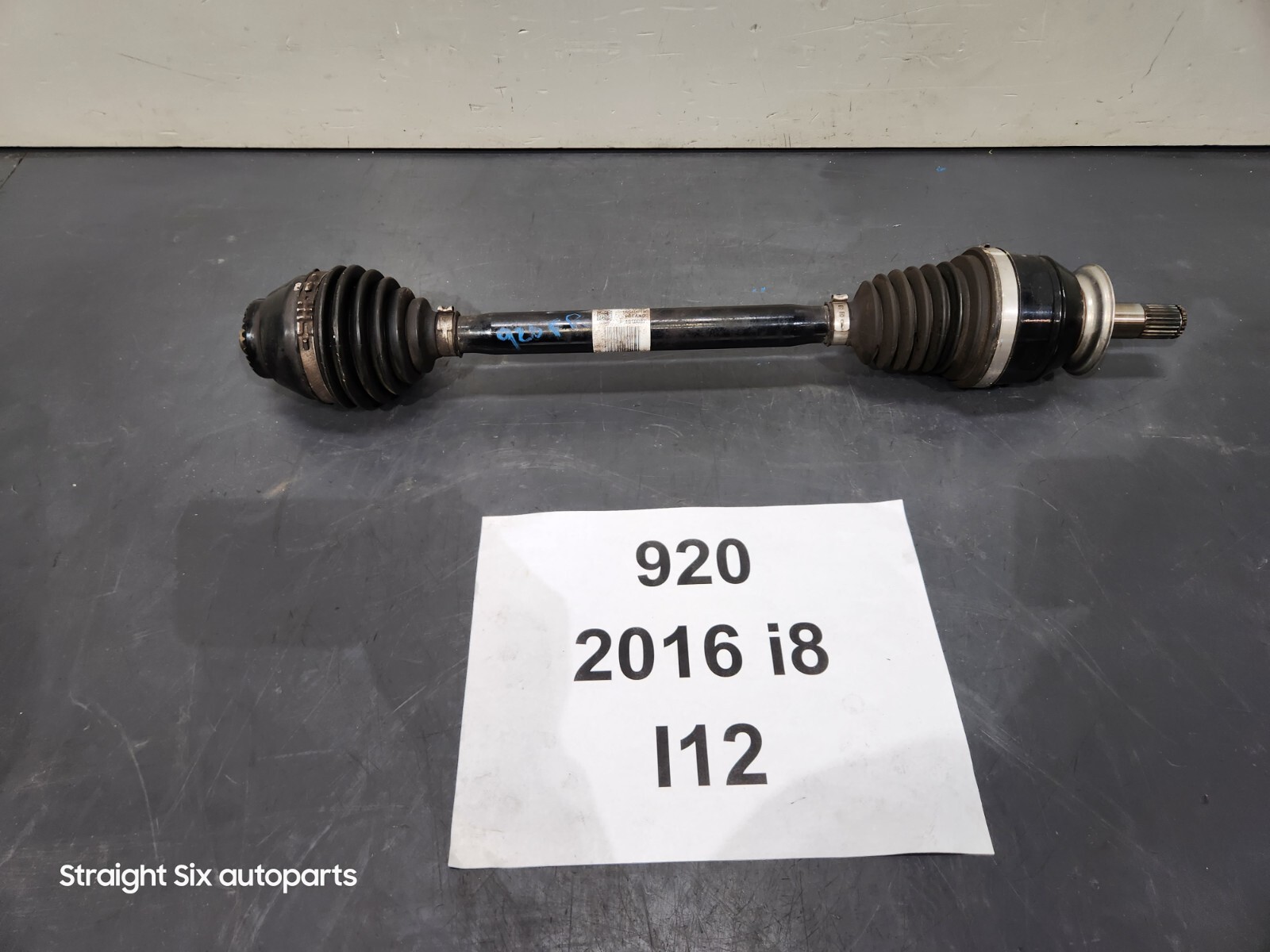 ✅ 14-2 OEM BMW i8 I12 I15 Front Right Passenger Side Output Axle Shaft FR 67k