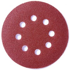 50PCS 5 in 8-Hole Sanding Discs 60 Grit Hook Loop Orbital Sander Sandpaper Pads