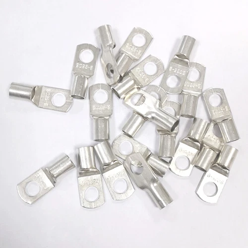 25 PIEZAS Batería Anillo Cobre Tamices Calibre 4 AWG 5/16" Conectores de Cable Terminales de Crimpado - Imagen 2 de 7