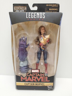 Marvel Legends 6'' Captain Marvel in Bomber Jacket Action Figure Kree Sentry BAF