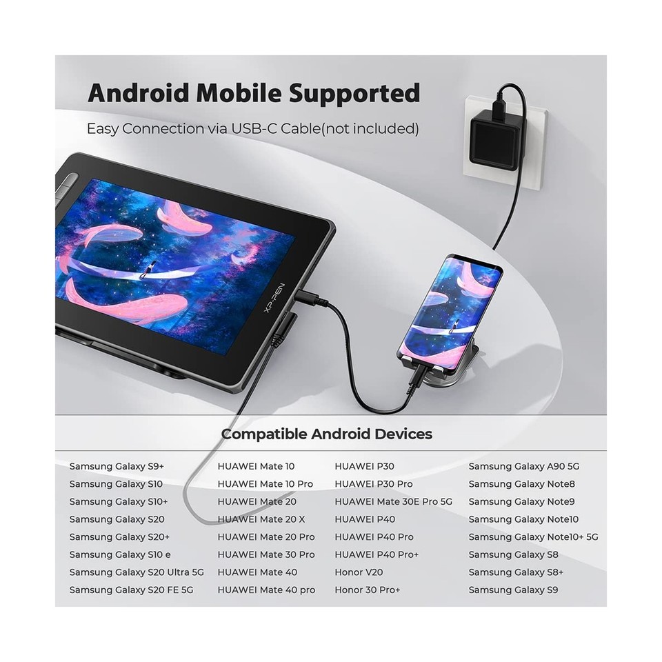 XPPen Drawing Tablet with Screen, 12 inch Graphics Tablets Artist 12