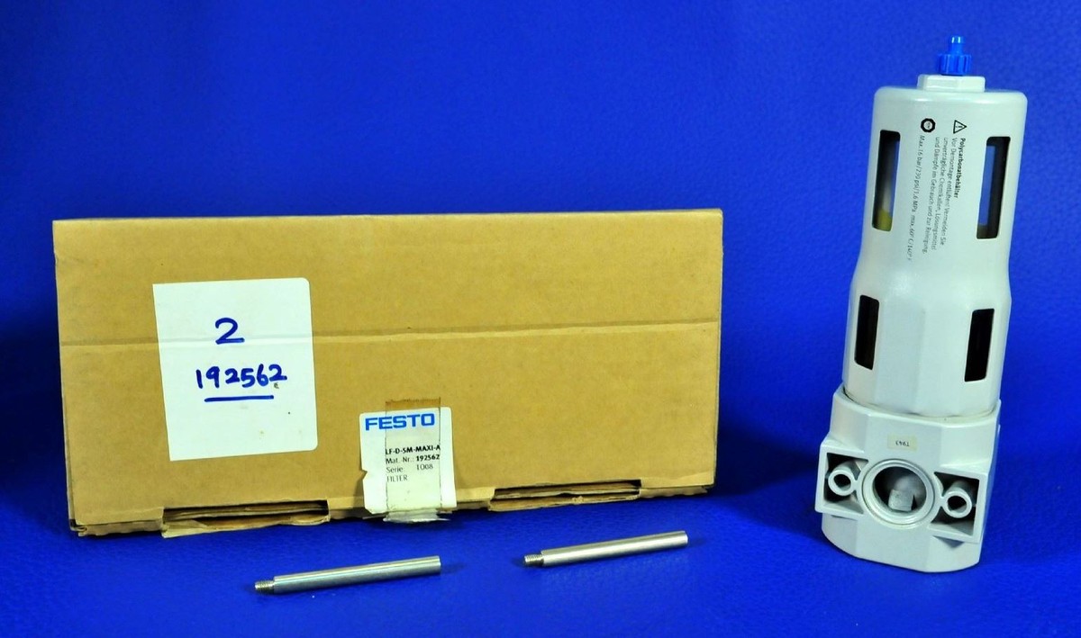 シリーズ1 D25 FESTO PNEUMATIC FILTER, 16 BAR 230 PSI 1.6MPA LF-D-5M-MAXI-A