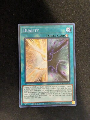 DUALITY - 1st Edition Secret Rare Yu-Gi-Oh! Card BLMR-EN036 - Super Rare Near Mint 2 thumbnail image
