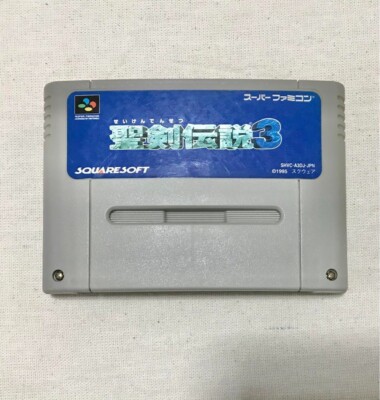 Seiken Densetsu 3 SNES Super Famicom Japan Import Cartridge Only Tested Works