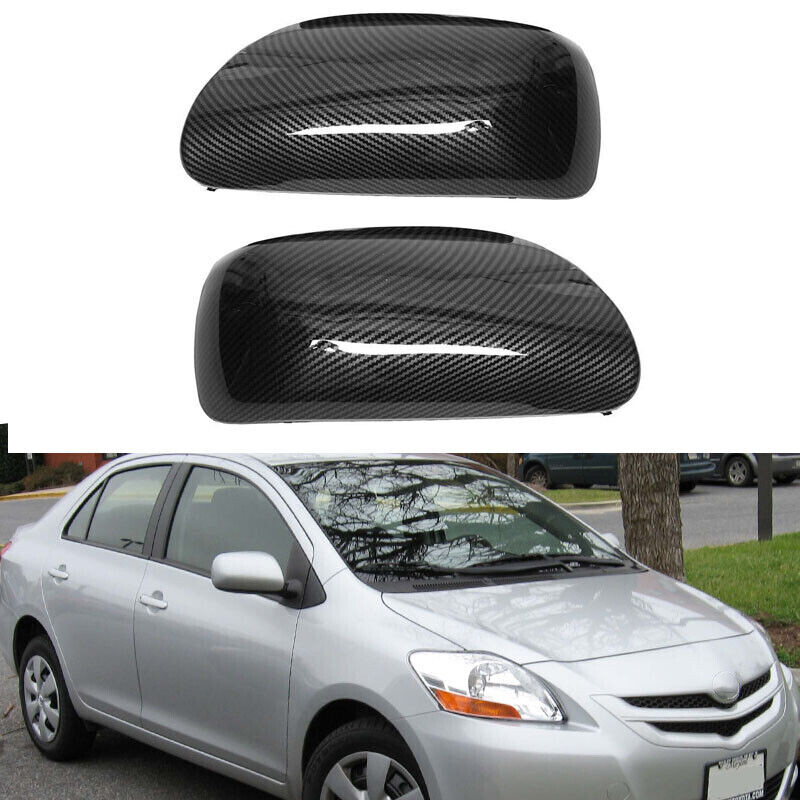 1 Pair For Toyota 20072011 Yaris 20042009 Prius Mirror Cover Trim