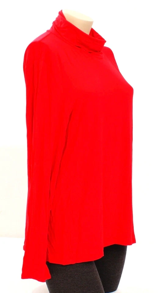 Calvin Klein Red Long Sleeve Turtleneck Shirt Women's XL NWT - Image 3 of 4