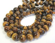Tigerauge Perlen 4,6,8,10mm für Ketten Armb�...