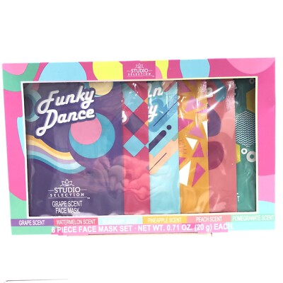 Scented Face Mask Set Studio Selection Grape Watermelon Blueberry Peach and More