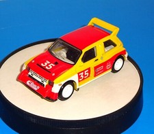 Hot Wheels Premium 1 Loose Car MG Metro 6R4 Yellow & Red w/ Real Riders