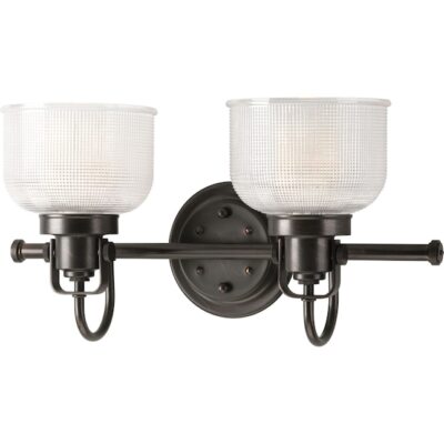 Progress Lighting Archie 17-in 2 -Light Bronze Transitional Vanity light