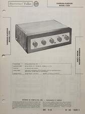 SAMS PHOTOFACT SERVICE MANUAL 336-6 HARMAN-KARDON MODEL C300