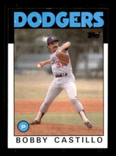 1986 BASEBALL 1986 Topps Bobby Castillo Los Angeles Dodgers #252 1