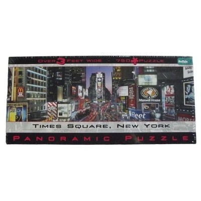 Buffalo Games Panoramic Jigsaw Puzzle - Times Square, New York 750 pieces SEALED