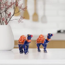 Minakari Traditional Indian Rajasthani D?cor Hand Painted Statue Sculpture Figur