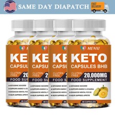 Best BHB Keto Diet Pills 20000mg Burn Fat-ACV Advanced Ketosis,Weight Loss,Detox