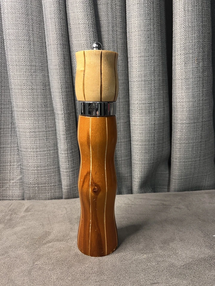 Combo saleiro moedor madeira pimenta Robert Wilhelm William Bounds - Imagem 2 de 4