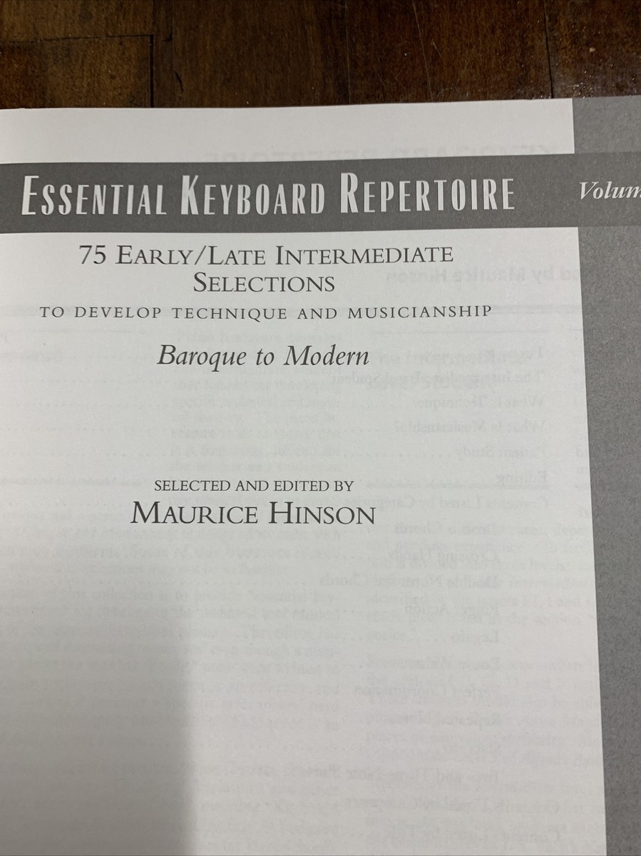 Essential Keyboard Repertoire, Vol 6: To Develop Technique and