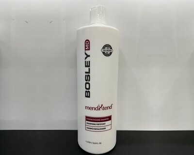 Bosley MendXtend Strengthening Shampoo for Healthy Hair - 1Liter/33.8oz