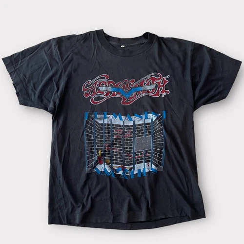 Aerosmith "Vacation" Tour Vintage Band Concert Rock Tee 1980s vintage concert t-shirt, vintage, single stitch, B+ condition