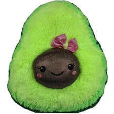 Justice Exclusive Squishable! Girl Avocado 16" plush pillow 2019 soft & cute!