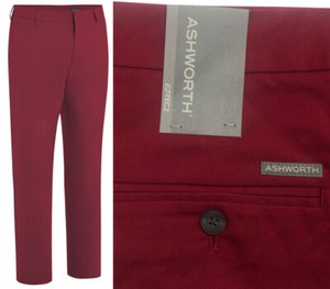 red golf trousers