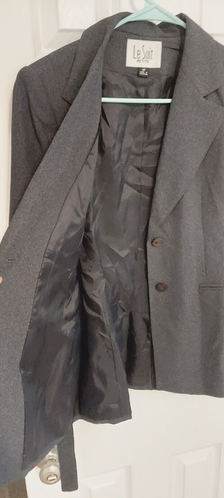 Le Suit Petite Blazer Jacket Womens Size 4P Lined… - image 4