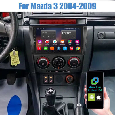 Carplay Radio For 2004-2009 Mazda Backup Cam Apple Carplay 2+32G 9in