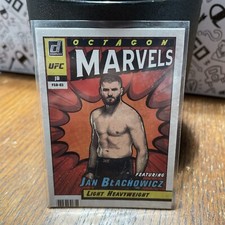 2022 Donruss UFC JAN BLACHOWICZ Octagon Marvels #18 Light Heavyweight Champion 