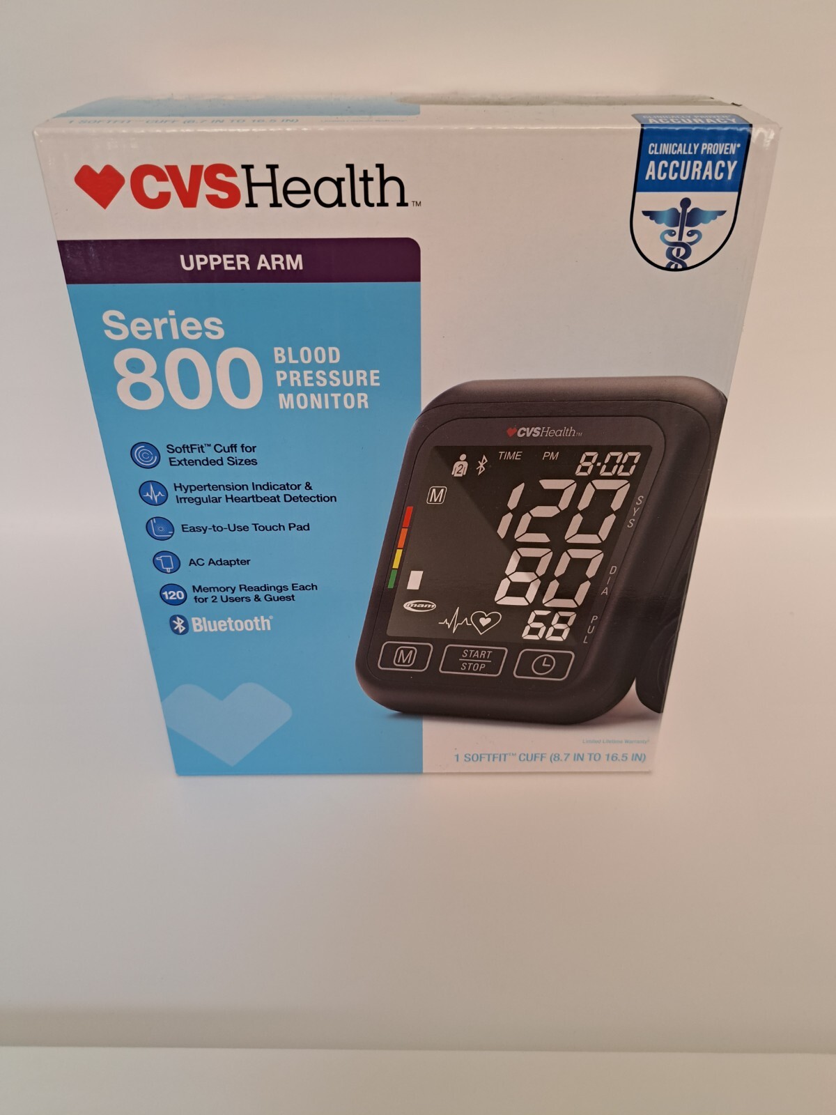 CVS Health 800 Series Upper Arm Bluetooth Blood Pressure Monitor NEW eBay