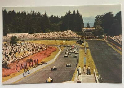 Cliff Allison - Formel 1  - original Autogramm  - Größe 18  x 12 cm 