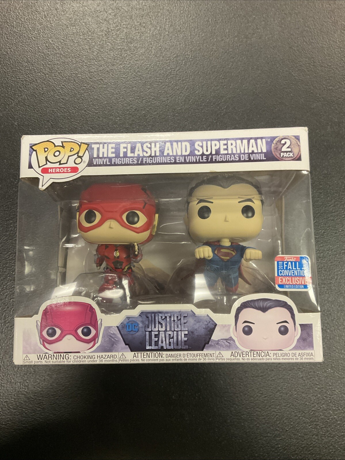 Funko Pop! Vinyl: DC Comics - JL-2 Pack-The Flash and Superman (Exclusive)