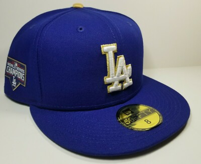 LOS ANGELES DODGERS 59FIFTY Gold Fitted Hat 2020 World Series