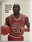 NBA Superstars Michael Jordan 1990 Insert #198 Chicago Bulls Basketball Card