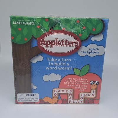 Bananagrams Appletters Word Game New Sealed Box Damage Educational Kids Learning