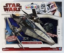 Hasbro Star Wars The Clone Wars Imperial V-Wing Starfighter Toys R Us