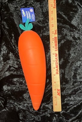 Sunny Days Jumbo Squeezy Carrot TikTok Squishy Stress/Sensory Toy New W/Tags.  