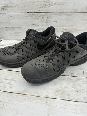 Nike Lunar Fingertrap TR Men's Black Training Athletic Shoes Lace Up