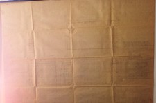 1961-62 Bluebird School Bus Actual ORIGINAL Blueprint For The Layout Of The Bus 