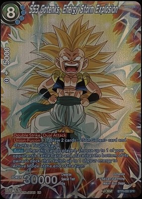 SS3 Gotenks, Energy Storm Explosion (SPR)- Legend of the Dragon Balls (BT25-058)