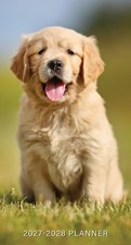 Puppies 2-Year 2027-28 3.5" x 6.5" Monthly Pocket Planner
