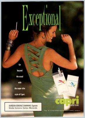 capris cigarettes near me Capri Violet 100 Box 20 ct., 10 pk 1989 Capri Cigarettes Ad -